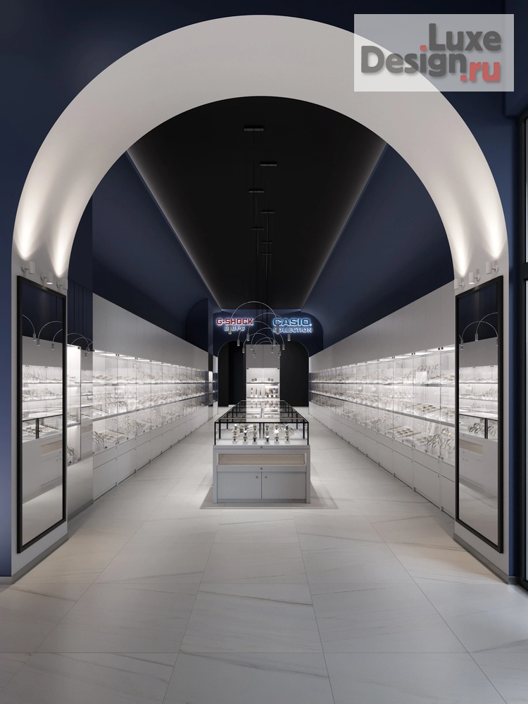 Дизайн интерьера бутика "Салон часов и ювелирных изделий в СПб" (фото 15)