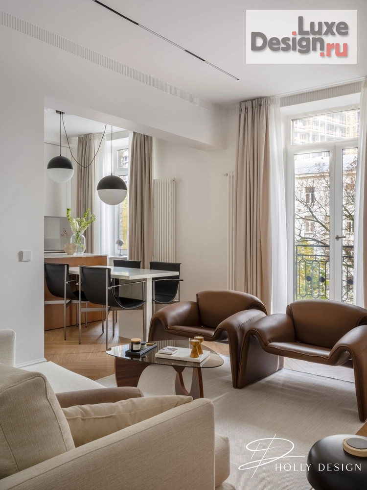 Дизайн интерьера однокомнатной квартиры "Кутузовский | Флиппинг (перепродажа)" (фото 2)