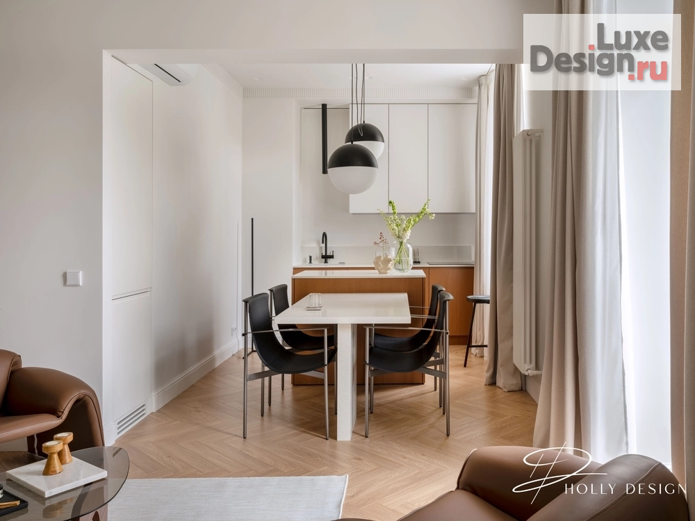 Дизайн интерьера однокомнатной квартиры "Кутузовский | Флиппинг (перепродажа)" (фото 3)