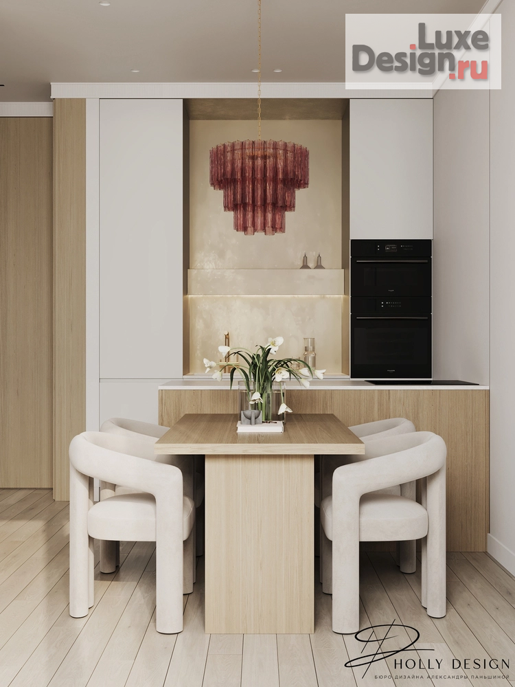 Дизайн интерьера двухкомнатной квартиры "Сердце столицы" (фото 1)