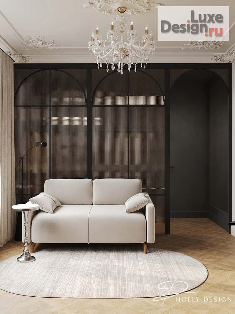 Дизайн интерьера однокомнатной квартиры "ЖК Мир" (фото 6)