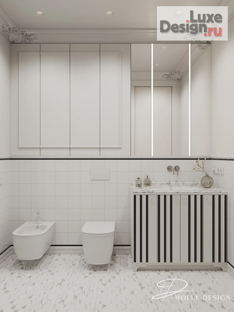 Дизайн интерьера однокомнатной квартиры "ЖК Мир" (фото 14)