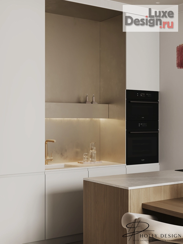 Дизайн интерьера двухкомнатной квартиры "Сердце столицы" (фото 2)