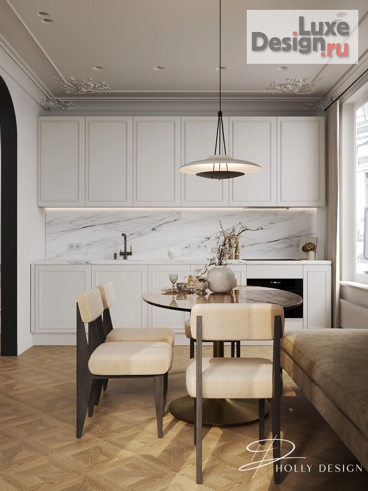 Дизайн интерьера однокомнатной квартиры "ЖК Мир" (фото 1)