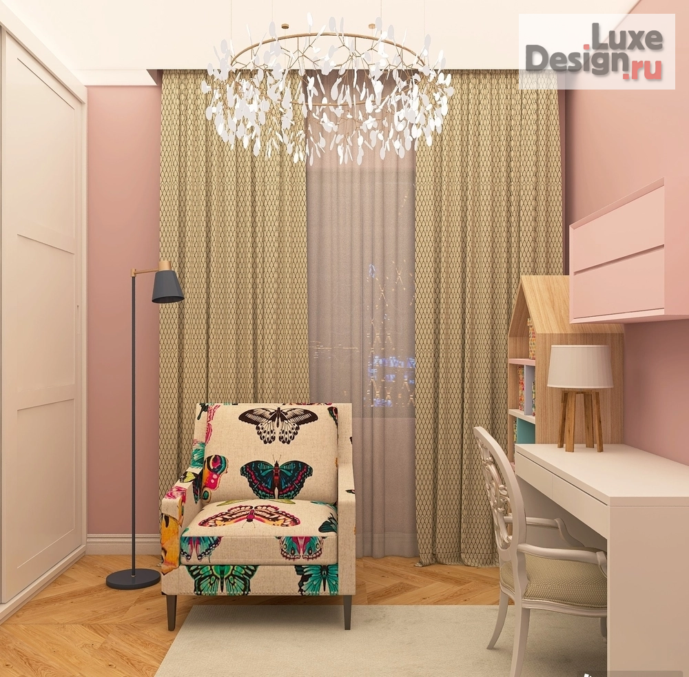 Дизайн интерьера трехкомнатной квартиры "Трех-комнатная квартира для семьи с двумя детьми" (фото 3)