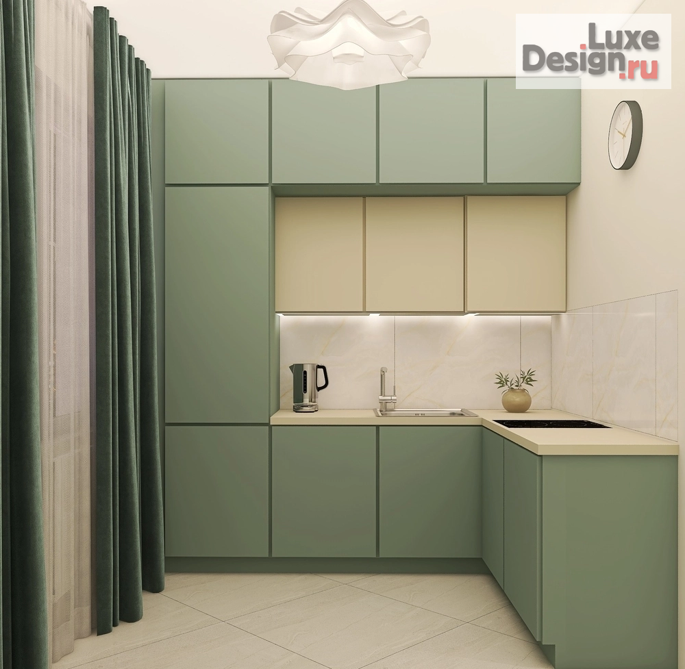 Дизайн интерьера трехкомнатной квартиры "Трех-комнатная квартира для семьи с двумя детьми" (фото 5)