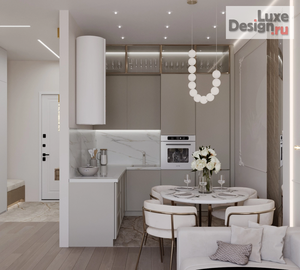 Дизайн интерьера гостиной "Квартира в Санкт-Петербурге на Петровском острове" (фото 5)