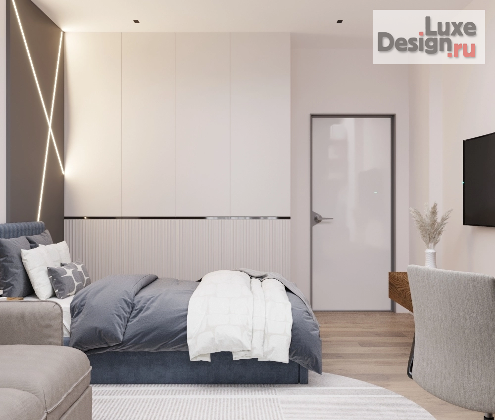 Дизайн интерьера трехкомнатной квартиры "Дизайн квартиры ЖК Болконский" (фото 17)