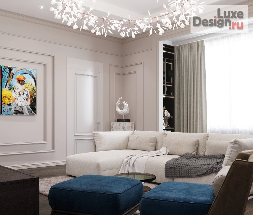 Дизайн интерьера квартиры " Дизайн квартиры, ЖК Коперник, г. Москва" (фото 5)