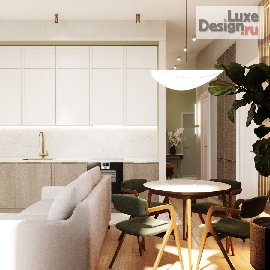 Дизайн интерьера квартиры "Дизайн квартиры, г. Санкт-Петербург" (фото 4)