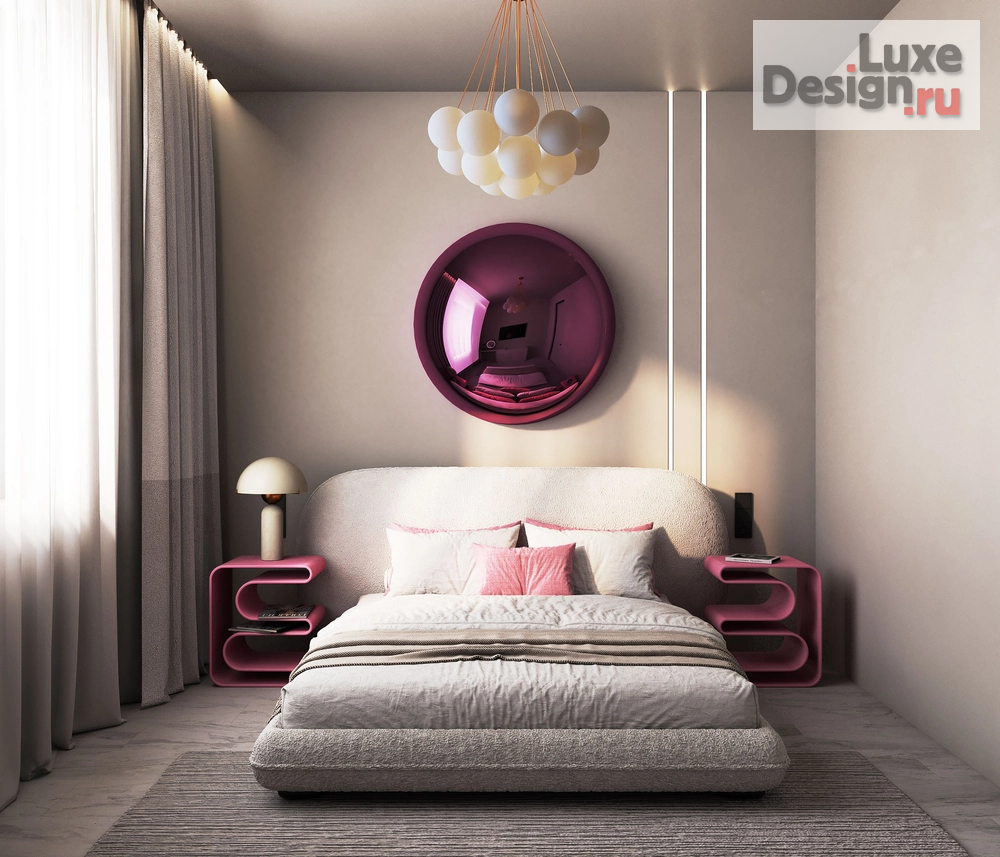 Дизайн интерьера двухкомнатной квартиры ""Pink Dream"  ЖК Golden City- СПБ" (фото 1)