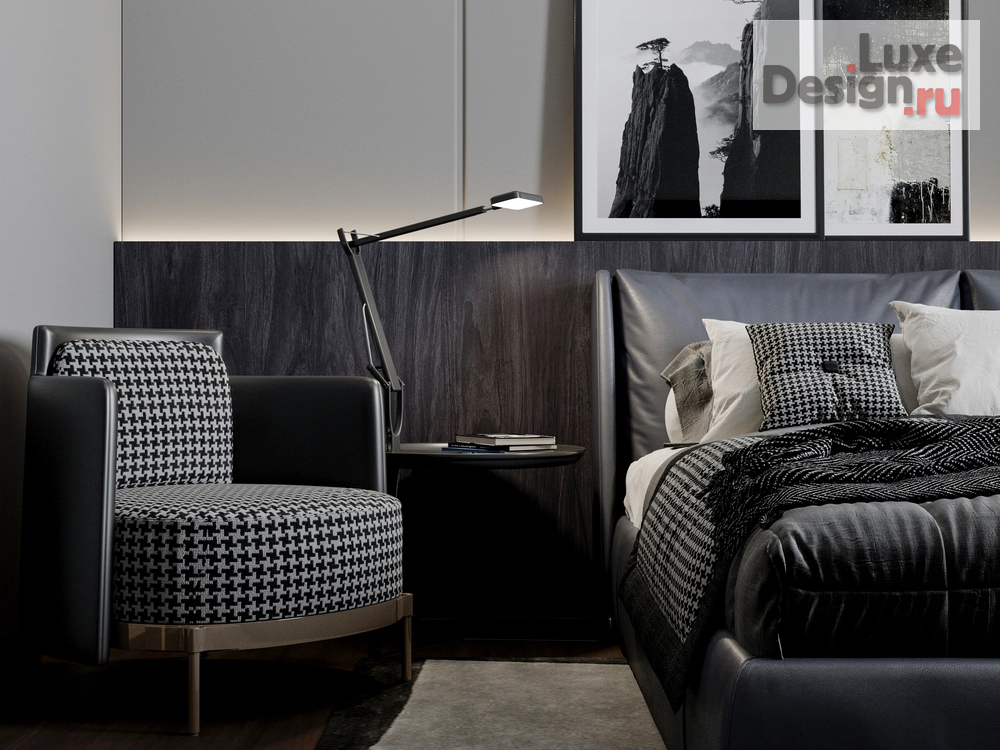 Дизайн интерьера трехкомнатной квартиры " "Темная материя" ЖК THE ONE  - СПБ " (фото 6)
