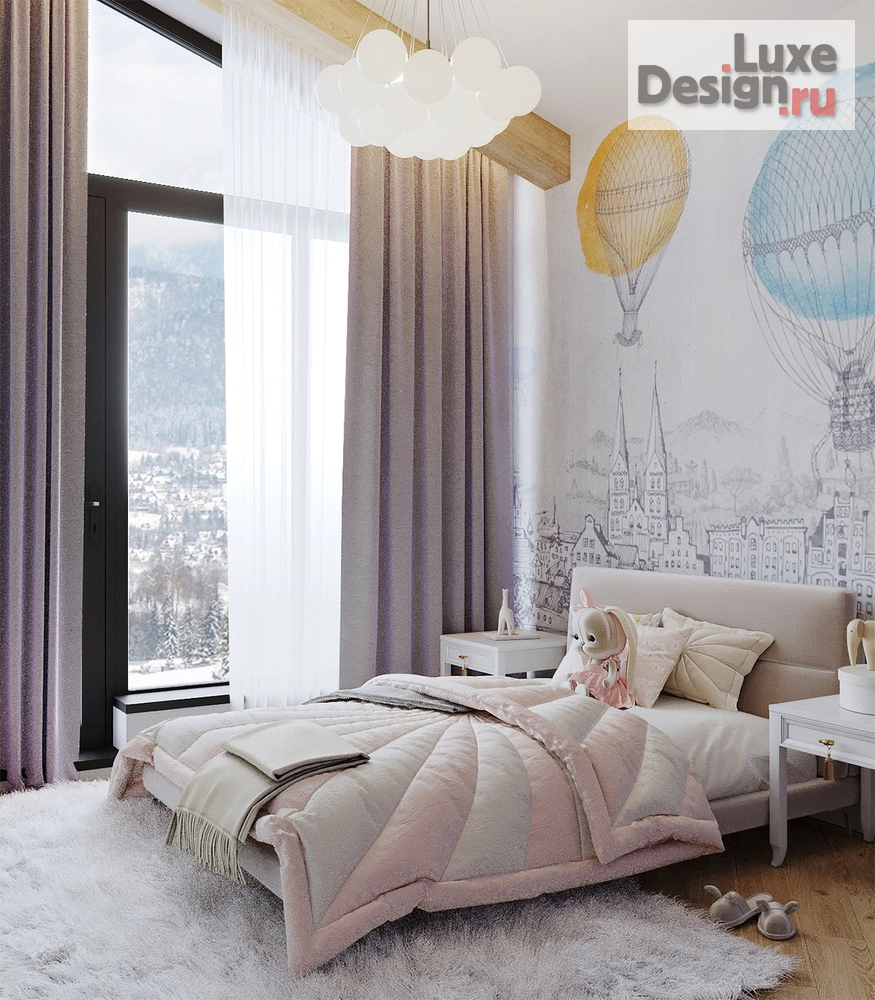 Дизайн интерьера загородного дома ""Альпийская симфония "   Курорт Охта -парк  - СПБ" (фото 4)