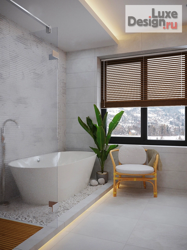 Дизайн интерьера загородного дома ""Альпийская симфония "   Курорт Охта -парк  - СПБ" (фото 10)