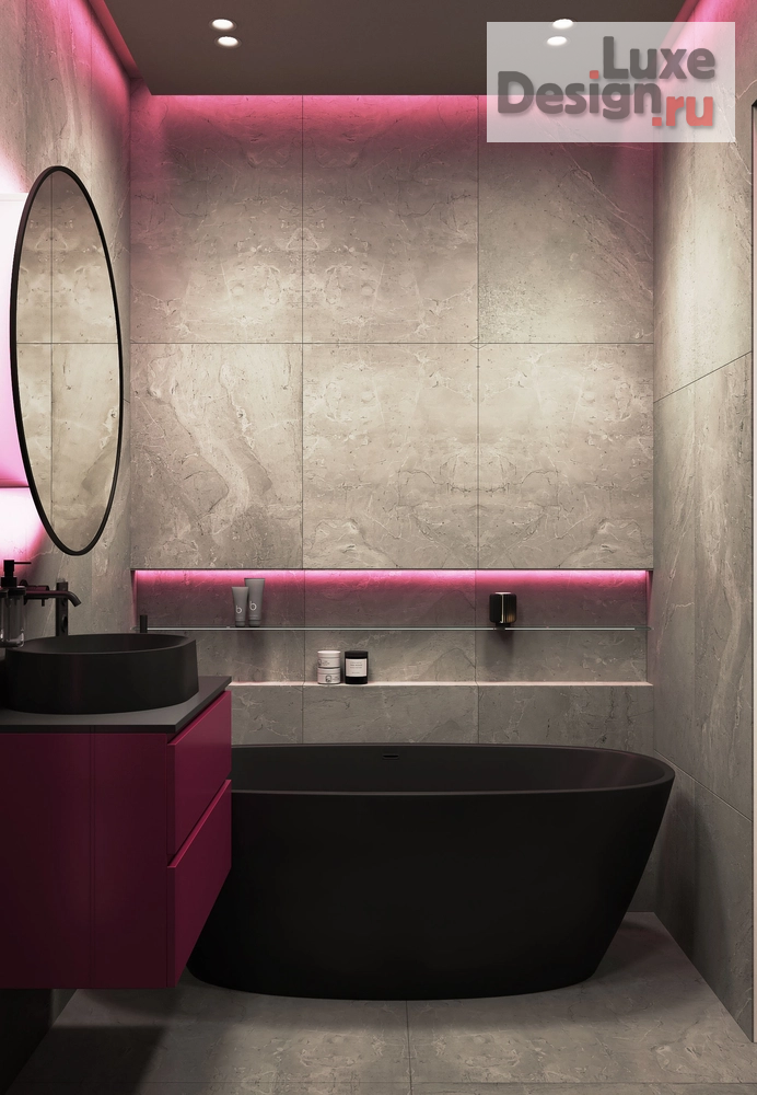 Дизайн интерьера двухкомнатной квартиры ""Pink Dream"  ЖК Golden City- СПБ" (фото 9)