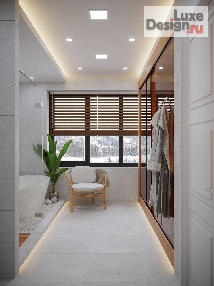 Дизайн интерьера загородного дома ""Альпийская симфония "   Курорт Охта -парк  - СПБ" (фото 9)