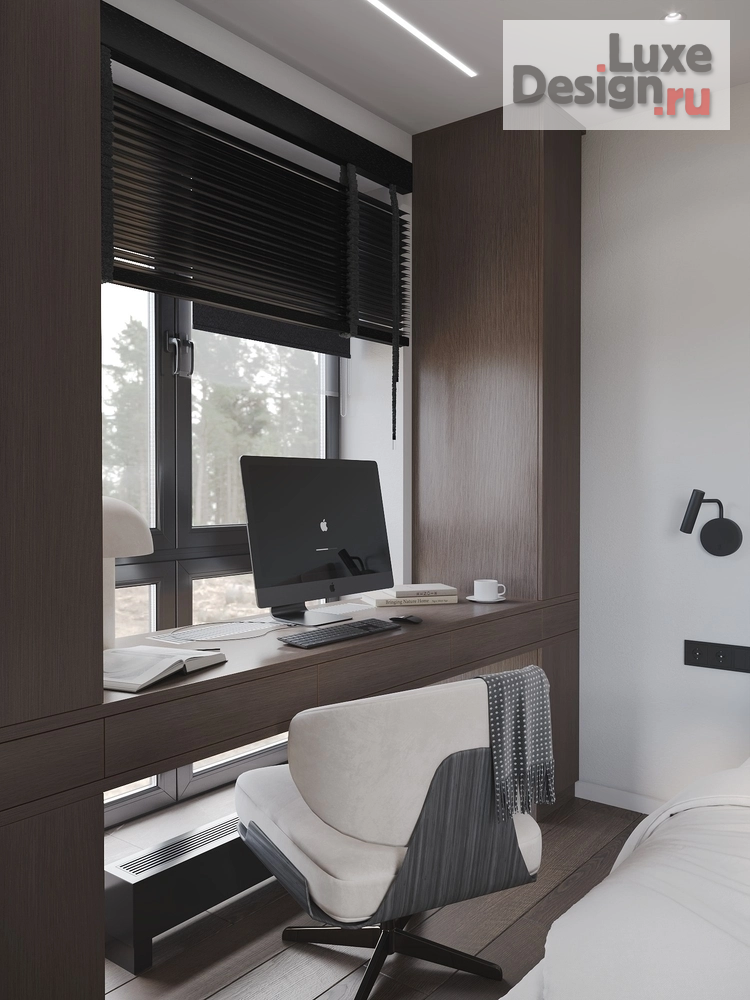 Дизайн интерьера двухкомнатной квартиры "Квартира 56 м², ЖК Шкиперский (Санкт-Петербург)" (фото 12)