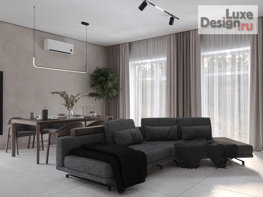 Дизайн интерьера частного дома "Жилой дом 135 м² в п.Береговой (Челябинск)" (фото 2)