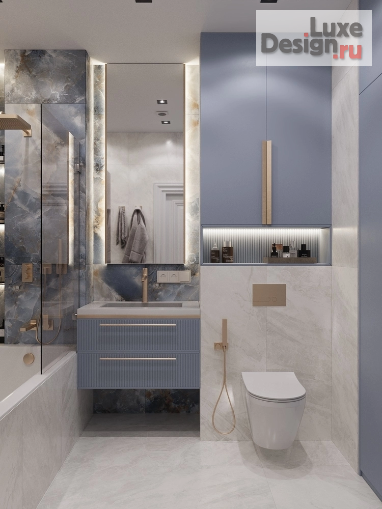 Дизайн интерьера трехкомнатной квартиры "Квартира 72 кв.м. ЖК Первый квартал" (фото 7)