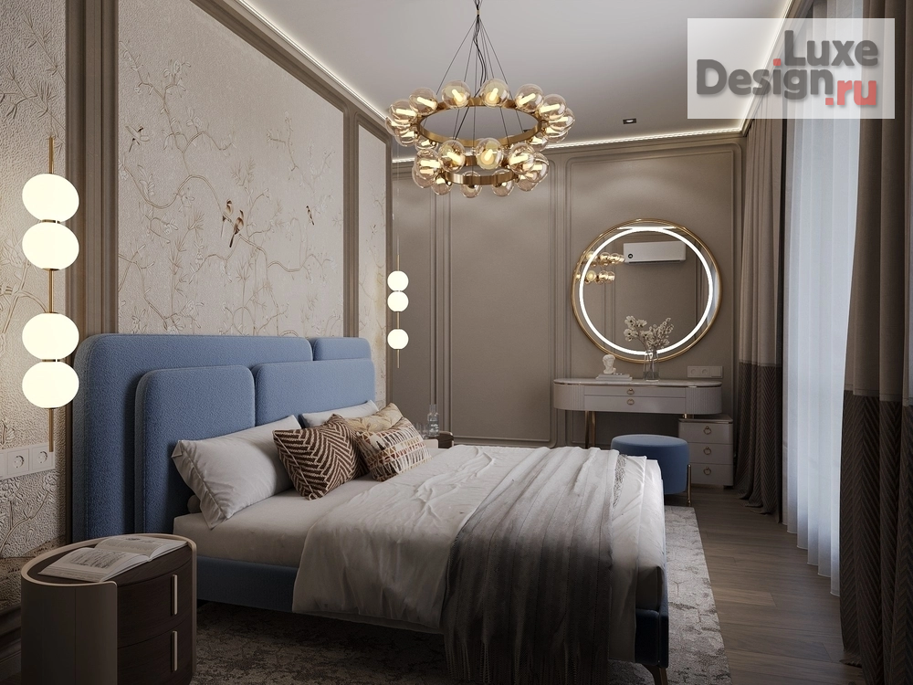 Дизайн интерьера трехкомнатной квартиры "Квартира 72 кв.м. ЖК Первый квартал" (фото 11)