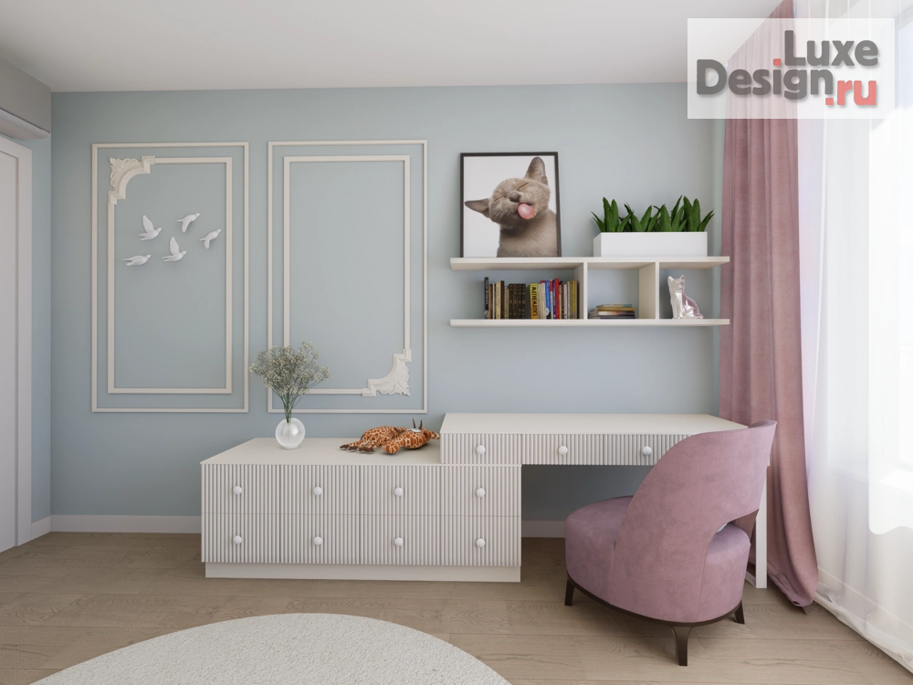 Дизайн интерьера четырехкомнатной квартиры "квартира для семьи из 5 человек и 2 кошек" (фото 4)