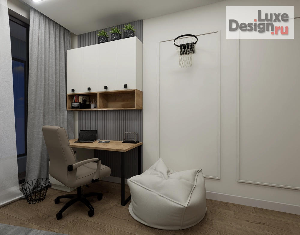 Дизайн интерьера четырехкомнатной квартиры "квартира для семьи из 5 человек и 2 кошек" (фото 3)