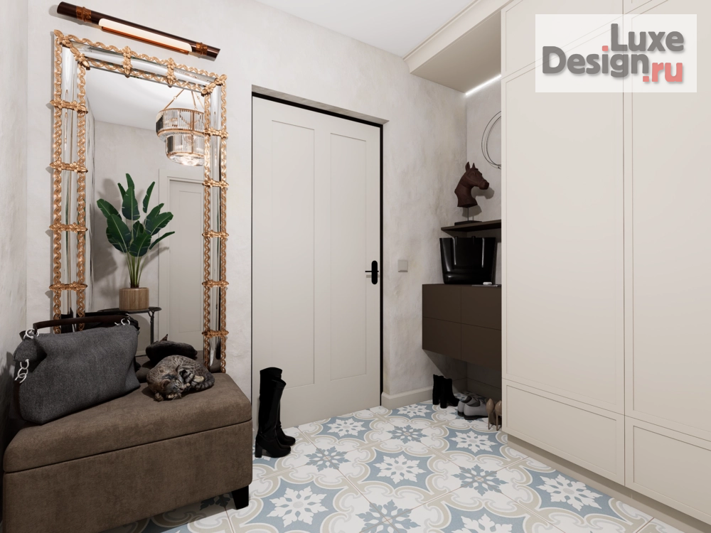 Дизайн интерьера трехкомнатной квартиры "портфолио" (фото 16)