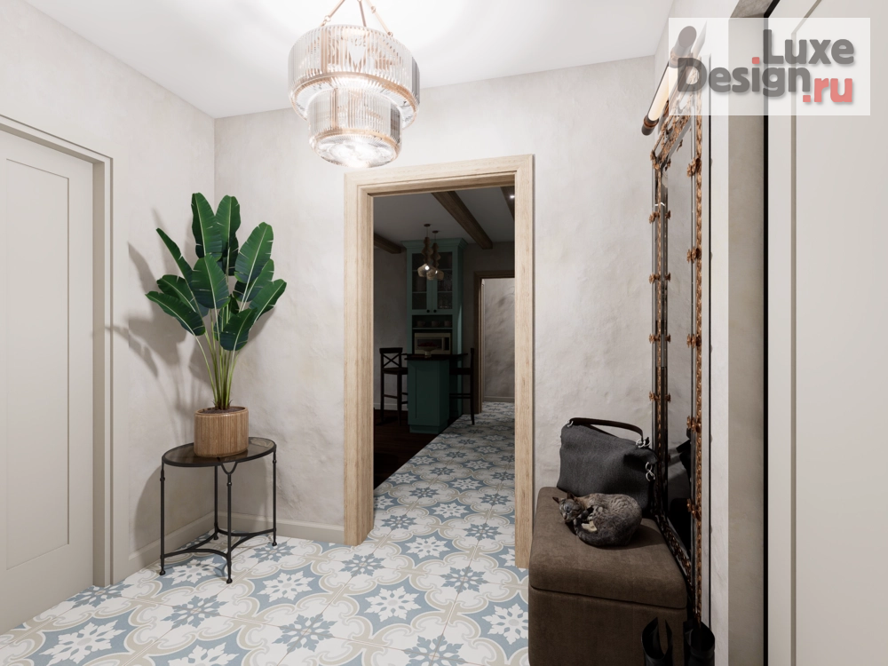 Дизайн интерьера трехкомнатной квартиры "портфолио" (фото 17)