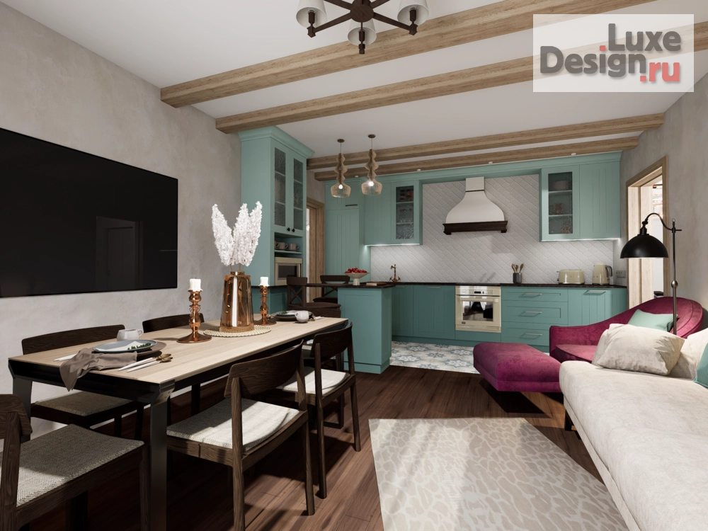 Дизайн интерьера трехкомнатной квартиры "портфолио" (фото 14)