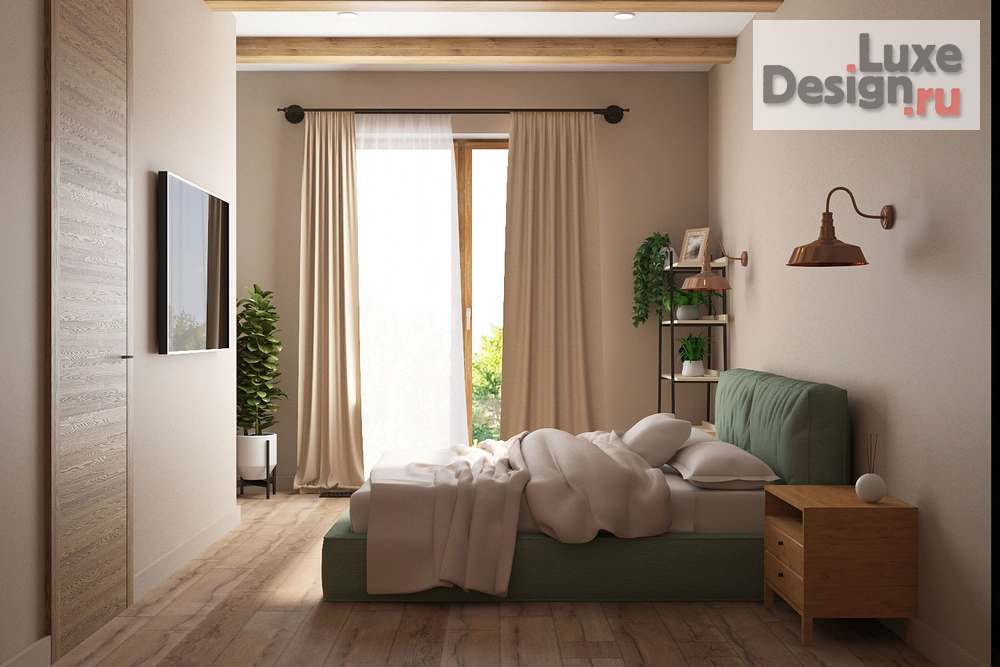 Дизайн интерьера четырехкомнатной квартиры "квартира для семьи из 4х человек с элементами джапанди" (фото 11)