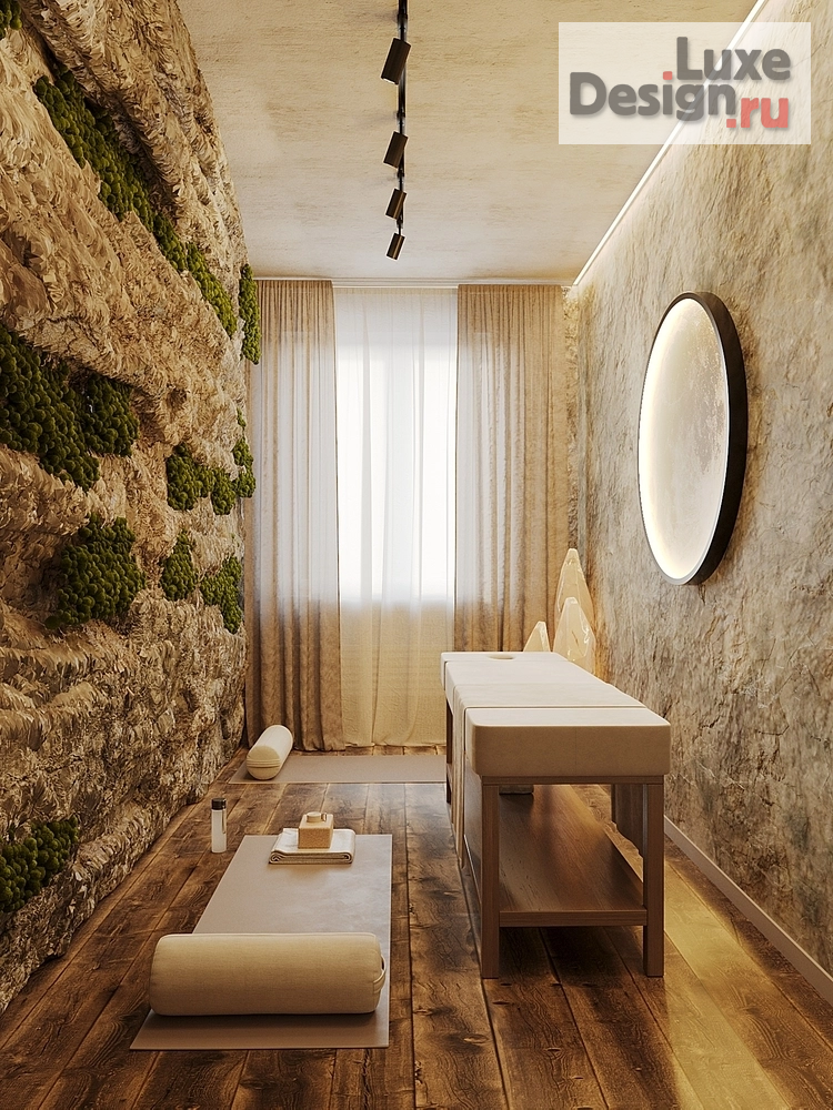 Дизайн интерьера оздоровительного комплекса "Йога студия" (фото 22)