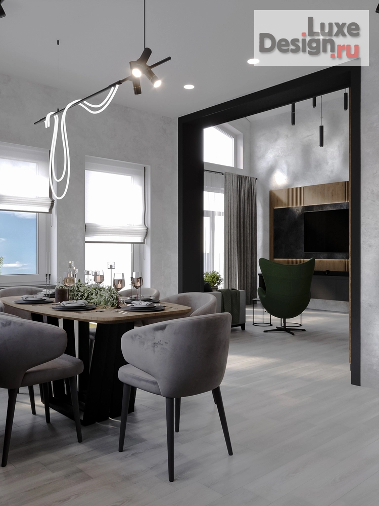 Дизайн интерьера частного дома "Дом в Приозерске" (фото 3)