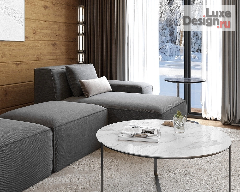 Дизайн интерьера загородного дома "Дом из бруса " (фото 6)