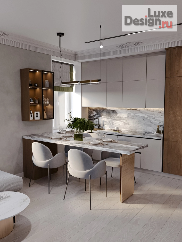 Дизайн интерьера двухкомнатной квартиры "Квартира в центре Санкт-Петербурга" (фото 5)