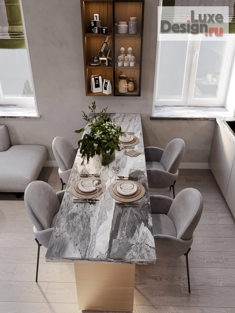 Дизайн интерьера двухкомнатной квартиры "Квартира в центре Санкт-Петербурга" (фото 7)