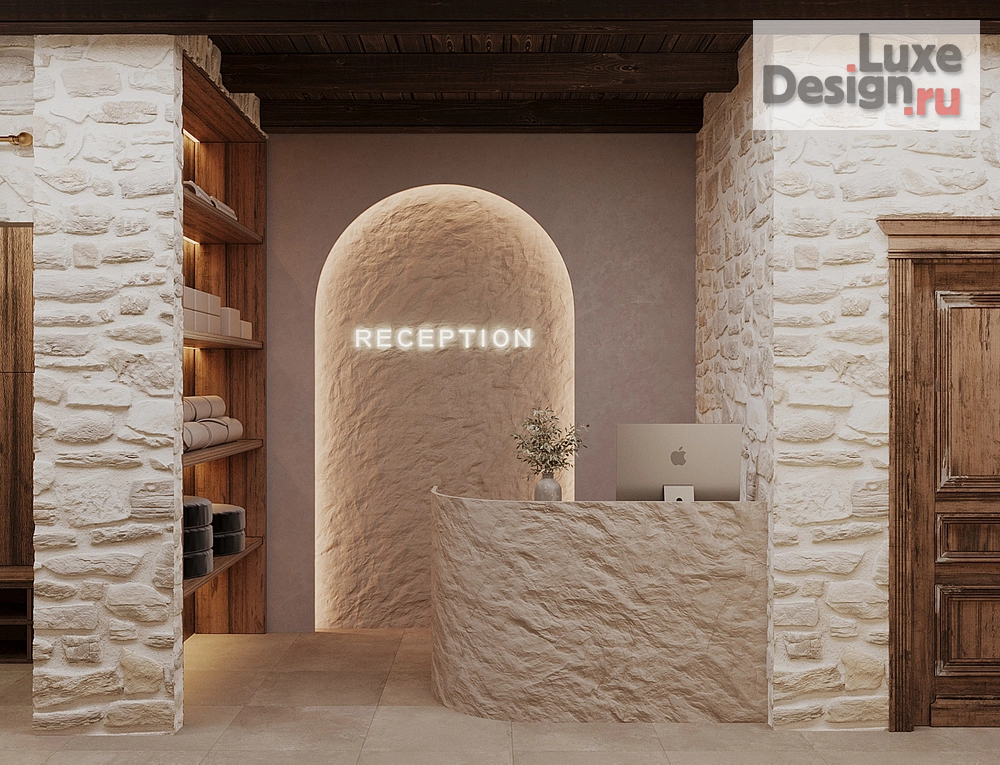 Дизайн интерьера оздоровительного комплекса "Йога студия" (фото 11)