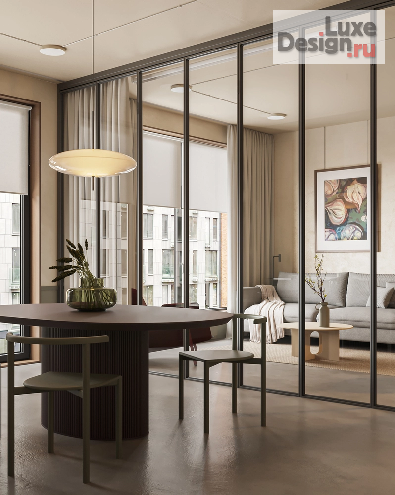 Дизайн интерьера двухкомнатной квартиры "Квартира в ЖК Мануфактура James Beck" (фото 5)