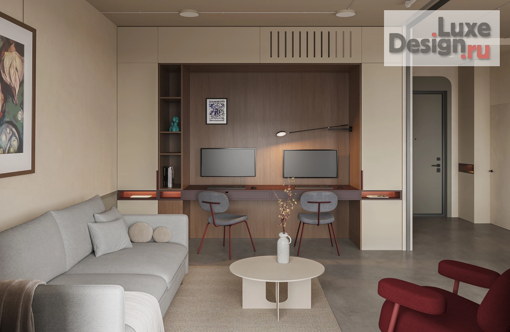 Дизайн интерьера двухкомнатной квартиры "Квартира в ЖК Мануфактура James Beck" (фото 8)