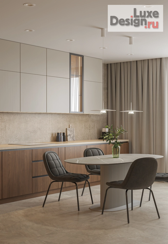 Дизайн интерьера трехкомнатной квартиры "Квартира в ЖК Цивилизация на Неве" (фото 6)