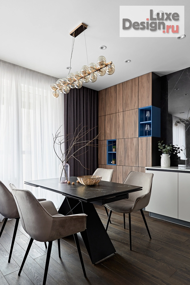 Дизайн интерьера двухкомнатной квартиры "Квартира в ЖК Ренессанс" (фото 9)