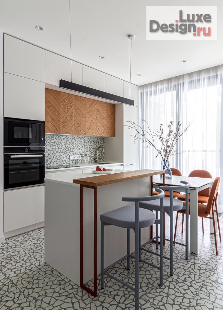 Дизайн интерьера апартаментов "Апартаменты в Охта Парке" (фото 9)