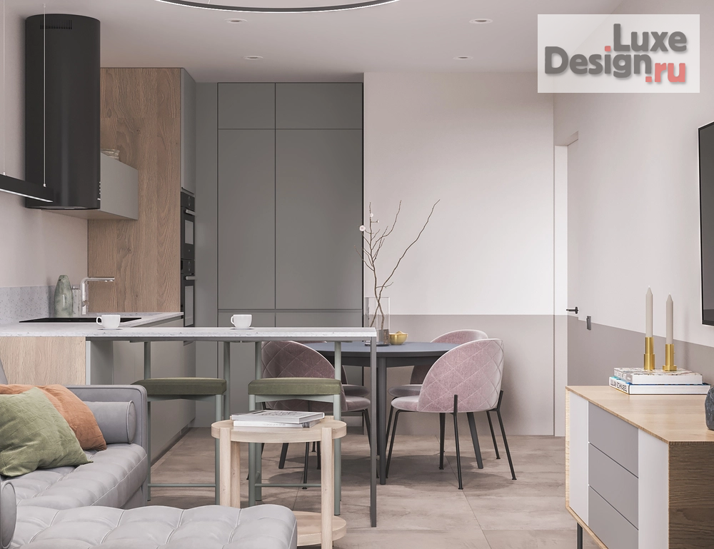 Дизайн интерьера однокомнатной квартиры "Квартира в ЖК Триумф Парк" (фото 10)