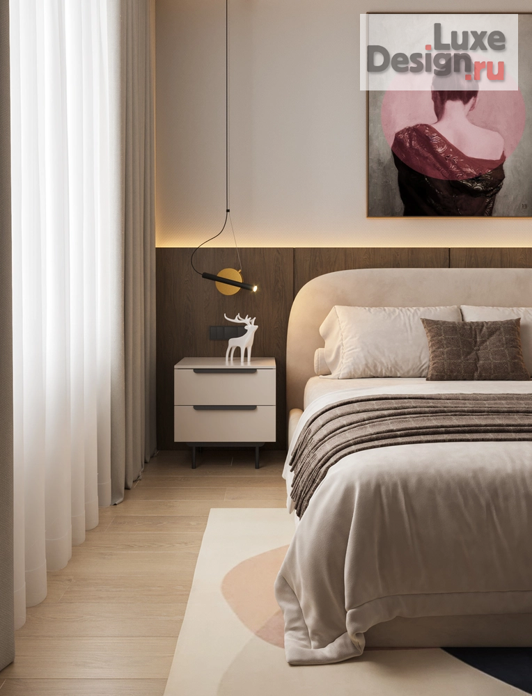 Дизайн интерьера трехкомнатной квартиры "Квартира в ЖК Цивилизация на Неве" (фото 2)