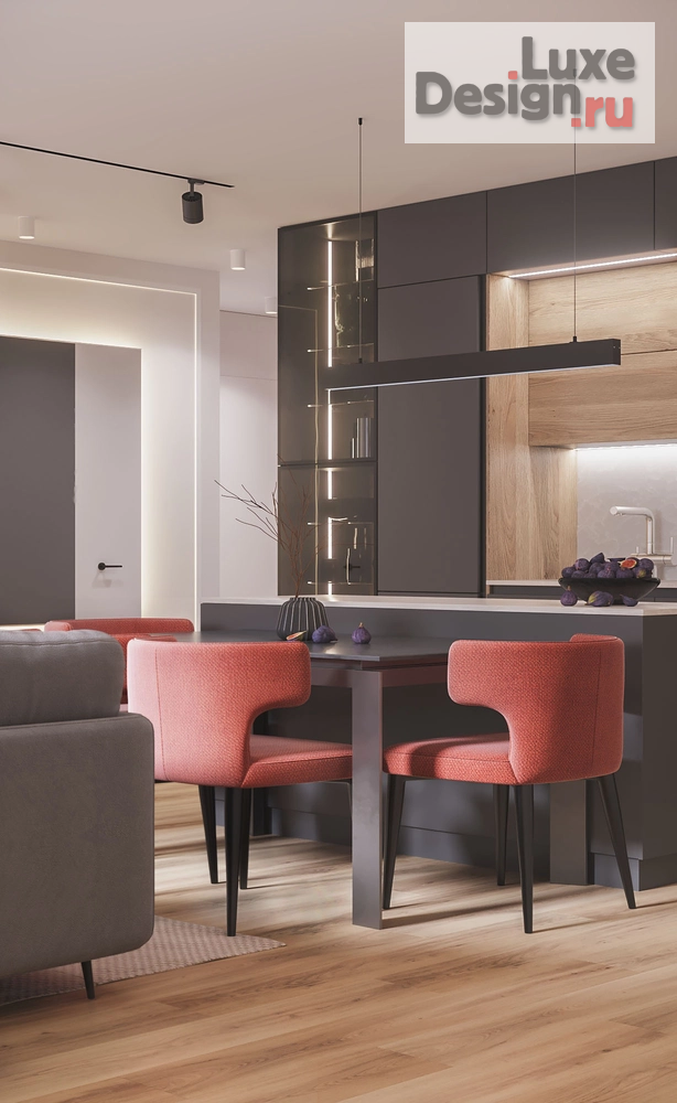 Дизайн интерьера трехкомнатной квартиры "Квартира в ЖК Магнифика" (фото 17)