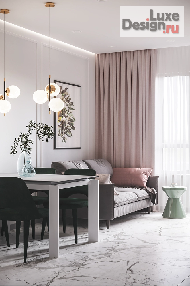 Дизайн интерьера двухкомнатной квартиры "Квартира в ЖК Принцып" (фото 13)