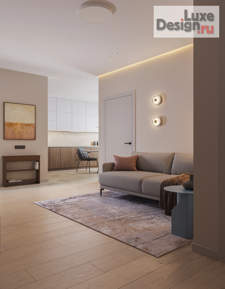 Дизайн интерьера трехкомнатной квартиры "Квартира в ЖК Цивилизация на Неве" (фото 12)