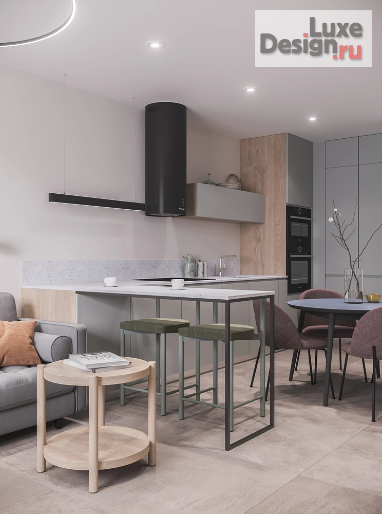 Дизайн интерьера однокомнатной квартиры "Квартира в ЖК Триумф Парк" (фото 5)