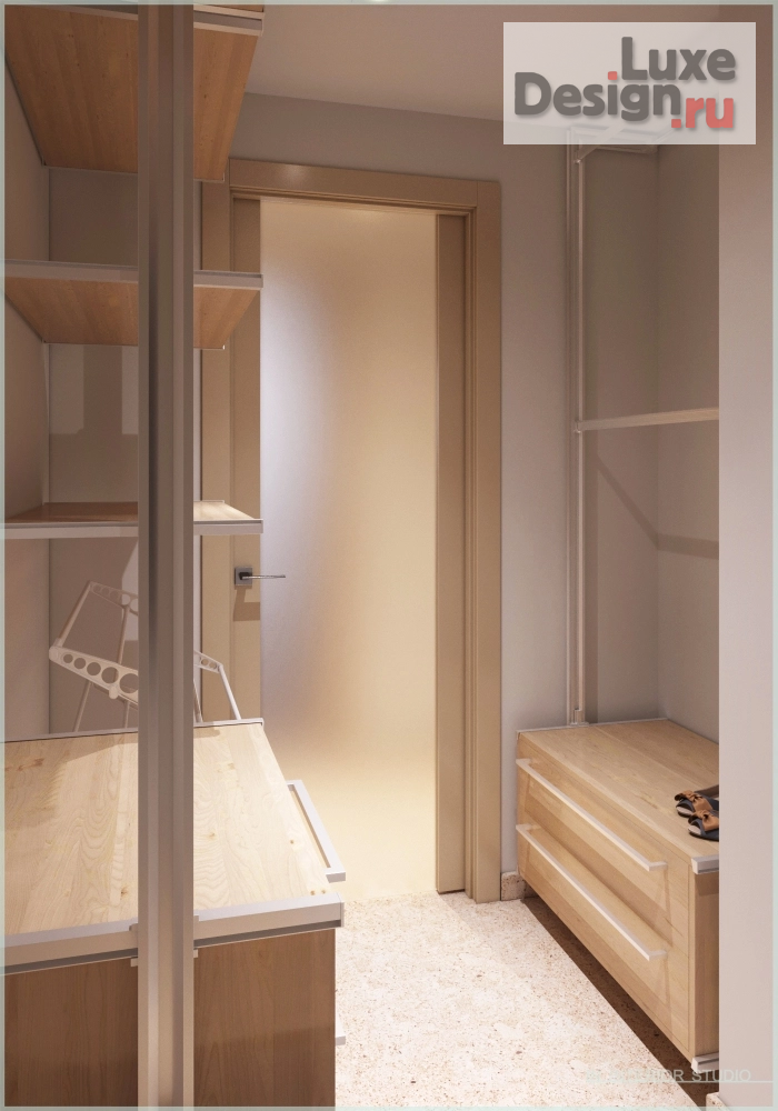 Дизайн интерьера четырехкомнатной квартиры "Минимализм в Космосе" (фото 18)