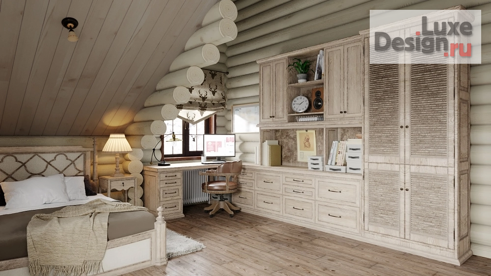 Дизайн интерьера загородного дома "Дом в стиле Шале. Город Чехов. Московская область" (фото 32)