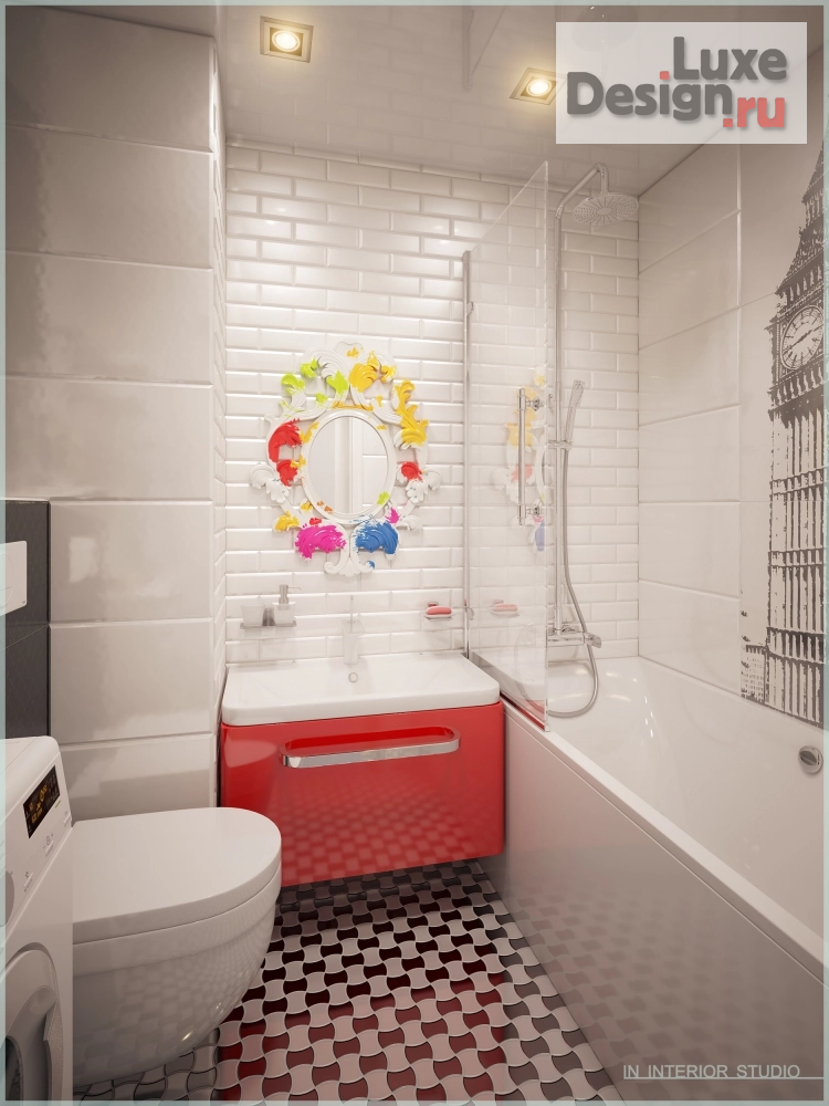 Дизайн интерьера двухкомнатной квартиры "В стиле Поп-Арт" (фото 3)